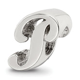 Sterling Silver Reflections Letter P Script Bead